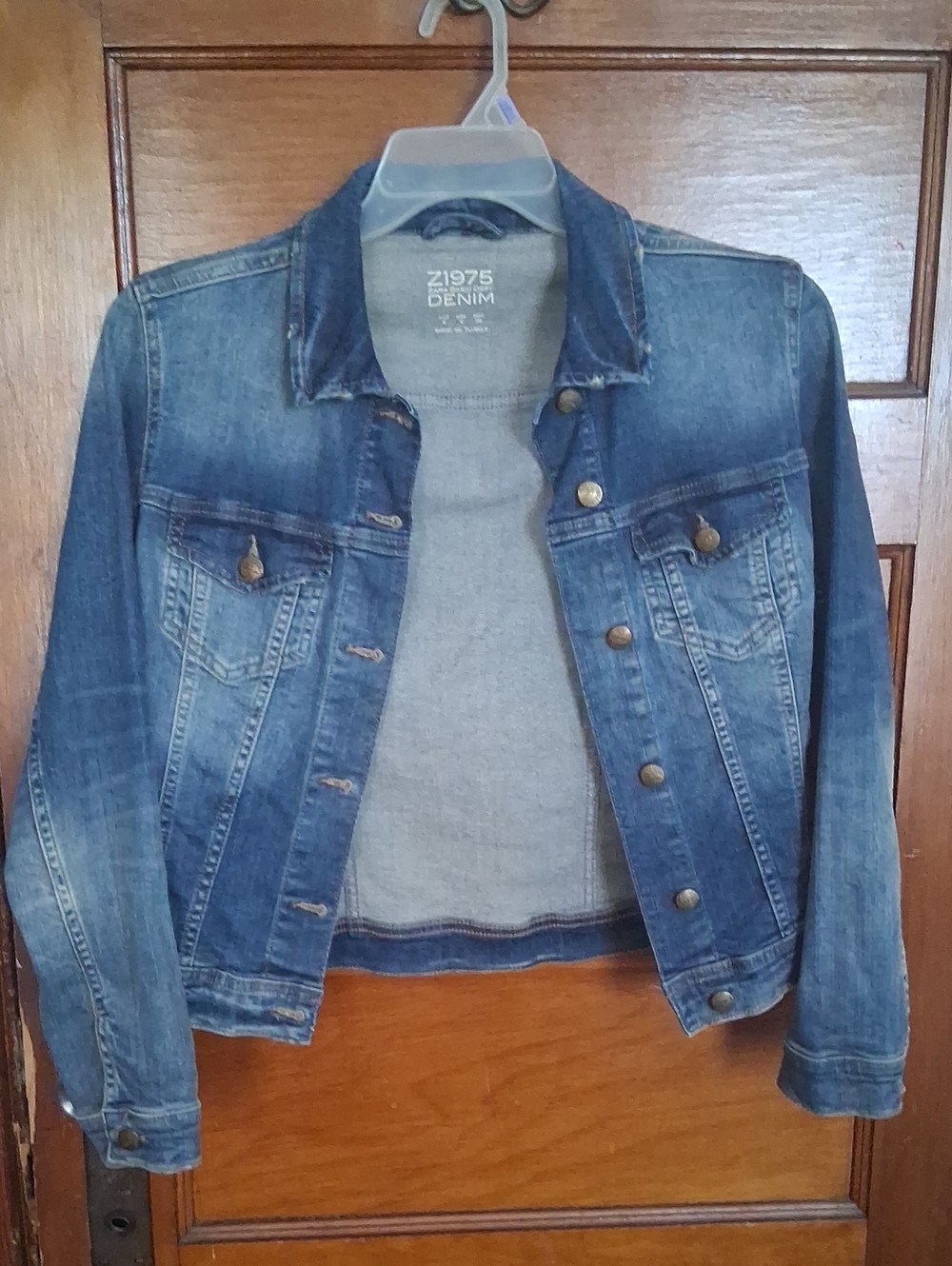 Women's Faded Blue Jean Jacket